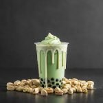 BoBa Pistachio Spanish Latte