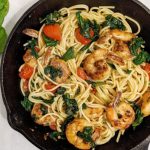 Fettuccini Spinach & Shrimps