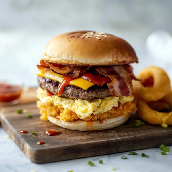 Scramble Bacon Burger - Image 1